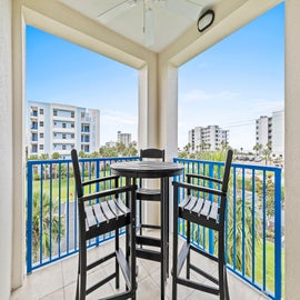 Balcony seating with View