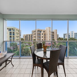 Unwind on this Furnished Balcony