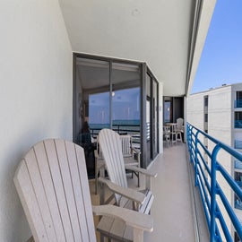 Spacious balcony